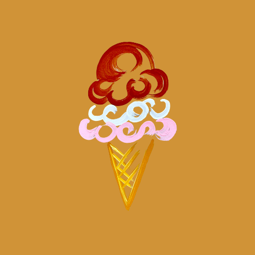 Thumbnail: Relaxed Fit Swirly Whirly Ice Cream Cone