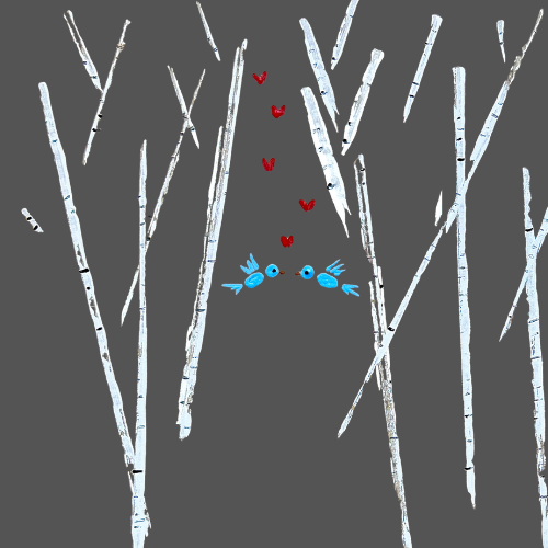 Thumbnail: If You Fall in Love in the Forest Canvas Backpack