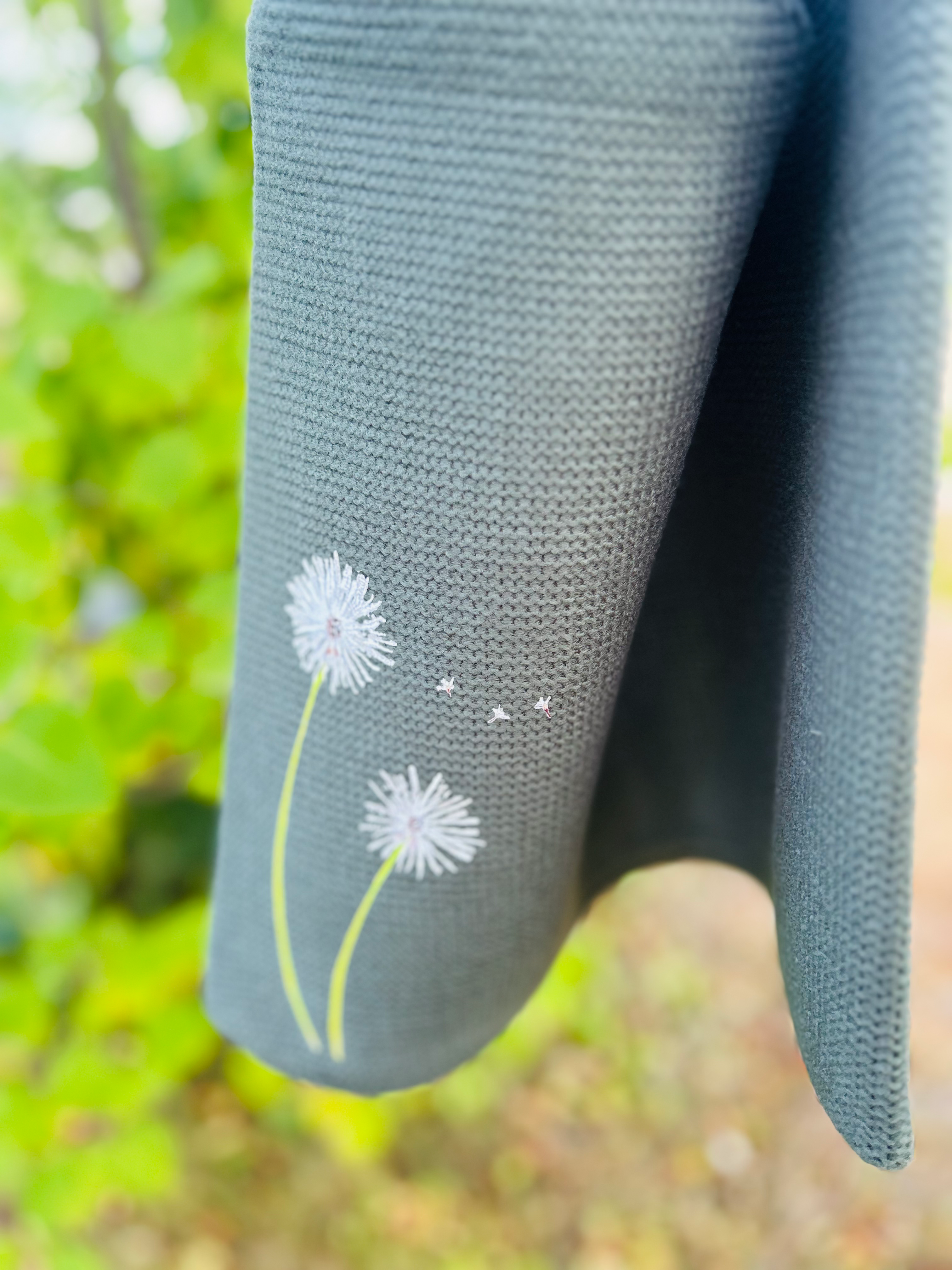 Dandelion Wishes Knit Bag