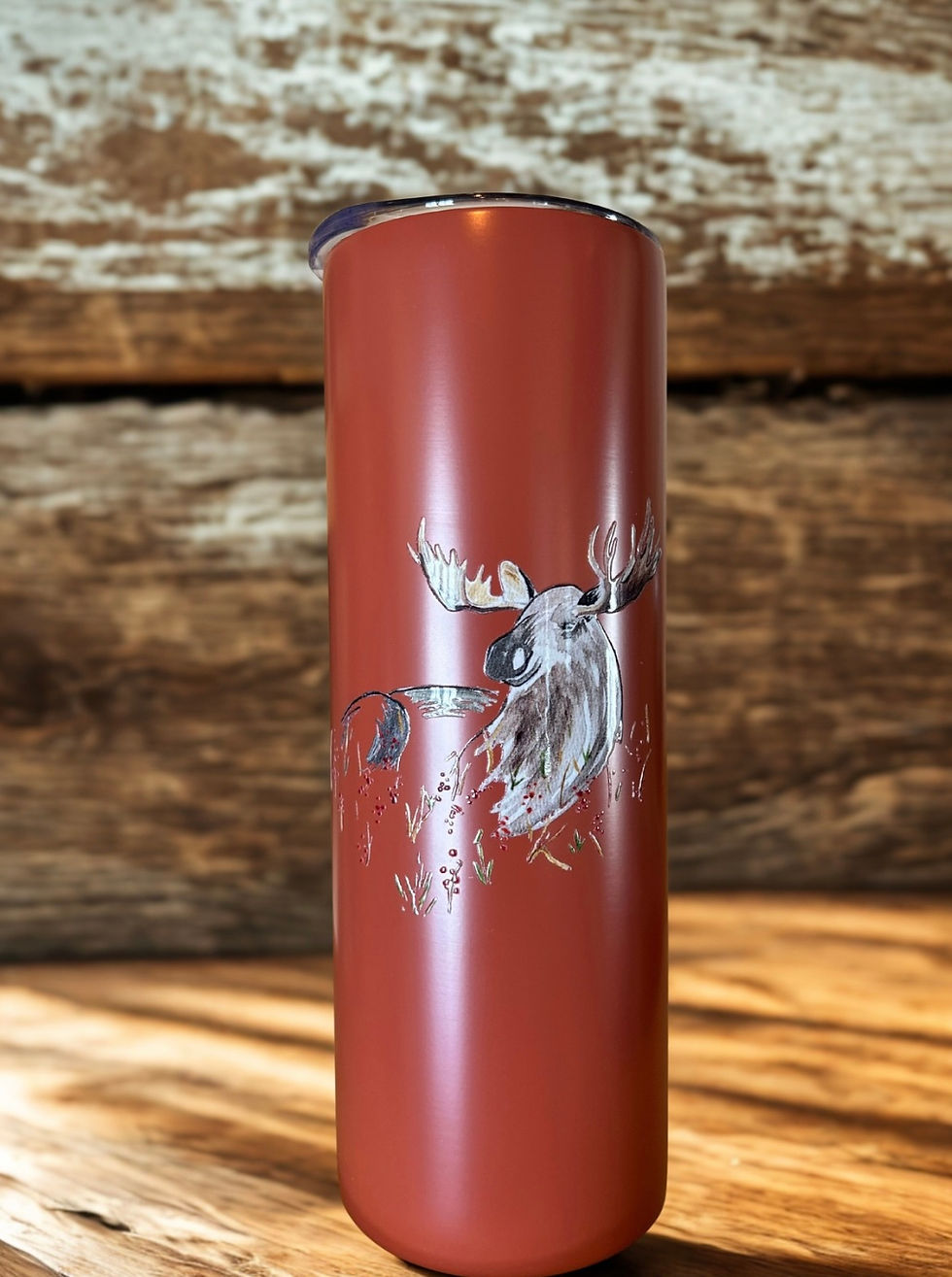 Thumbnail: Two Insulated Thermos Tumblers with Permastickers