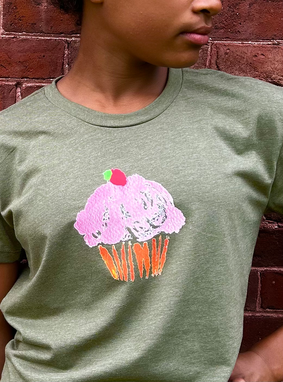 Thumbnail: Relaxed Fit Strawberry Cloud Cupcake