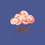 Thumbnail: Red Heart Candy Pillowy Billowy Cupcake Canvas Backpack