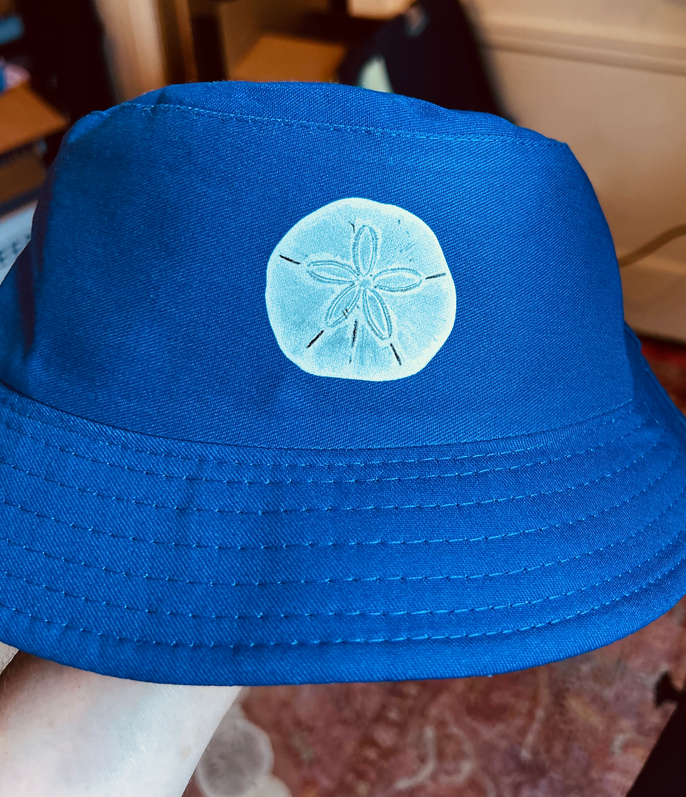 Thumbnail: Kids Cotton Canvas Sand-dollar Hat