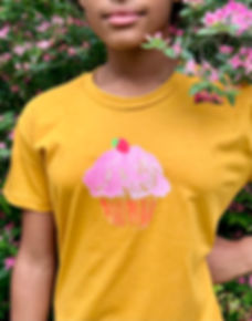 Relaxed Fit Strawberry Cloud Cupcake