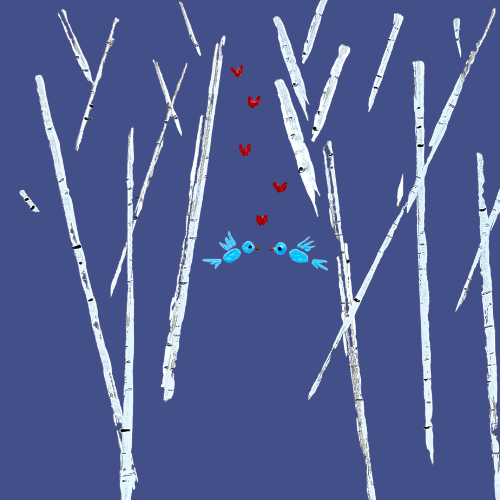 Thumbnail: If You Fall in Love in the Forest Canvas Backpack