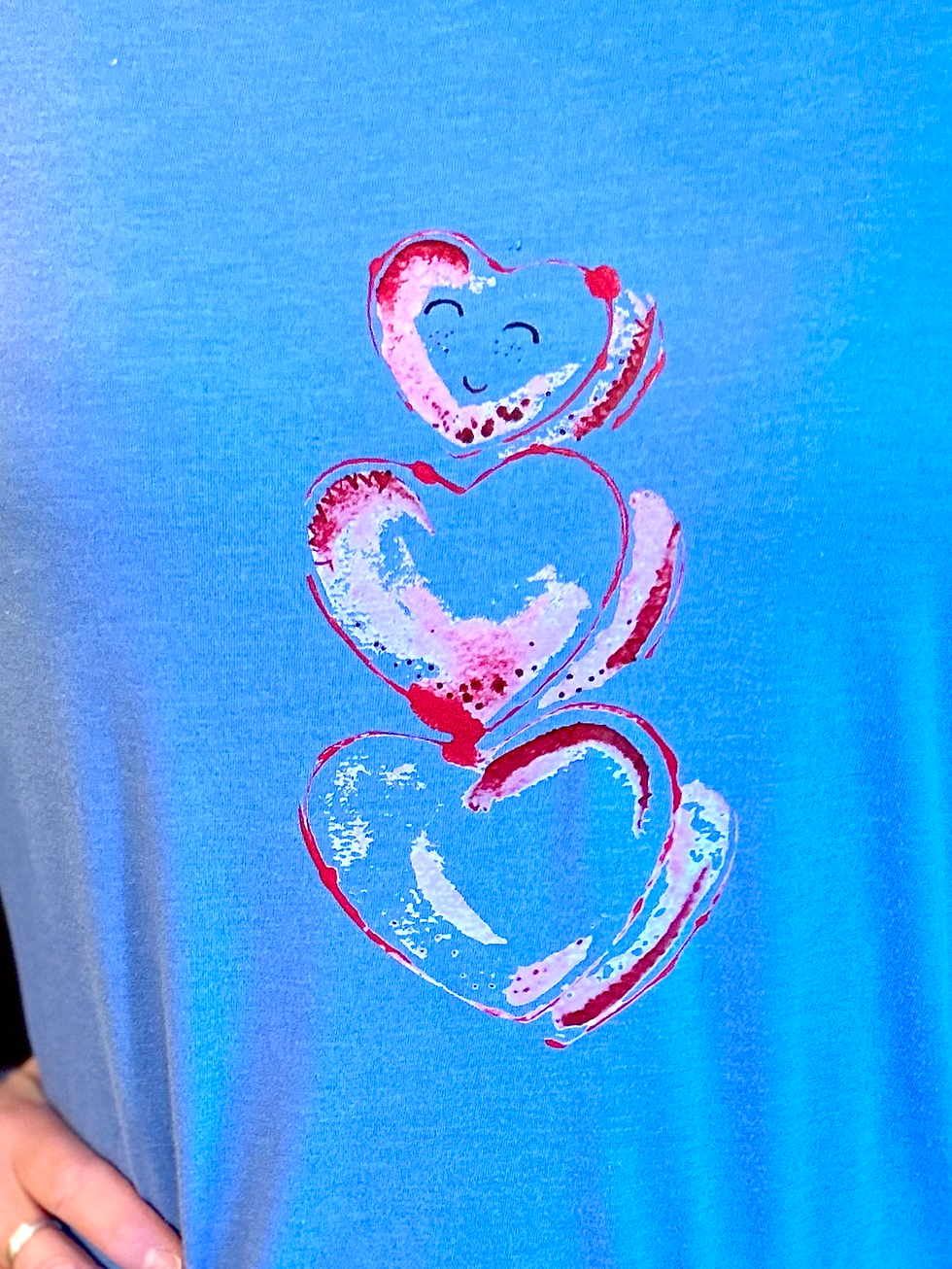 Women’s Relaxed Fit Long Sleeve Three Hearts are Better Than None!