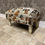 Thumbnail: DOG FABRIC FOOTSTOOL WITH DRAWER