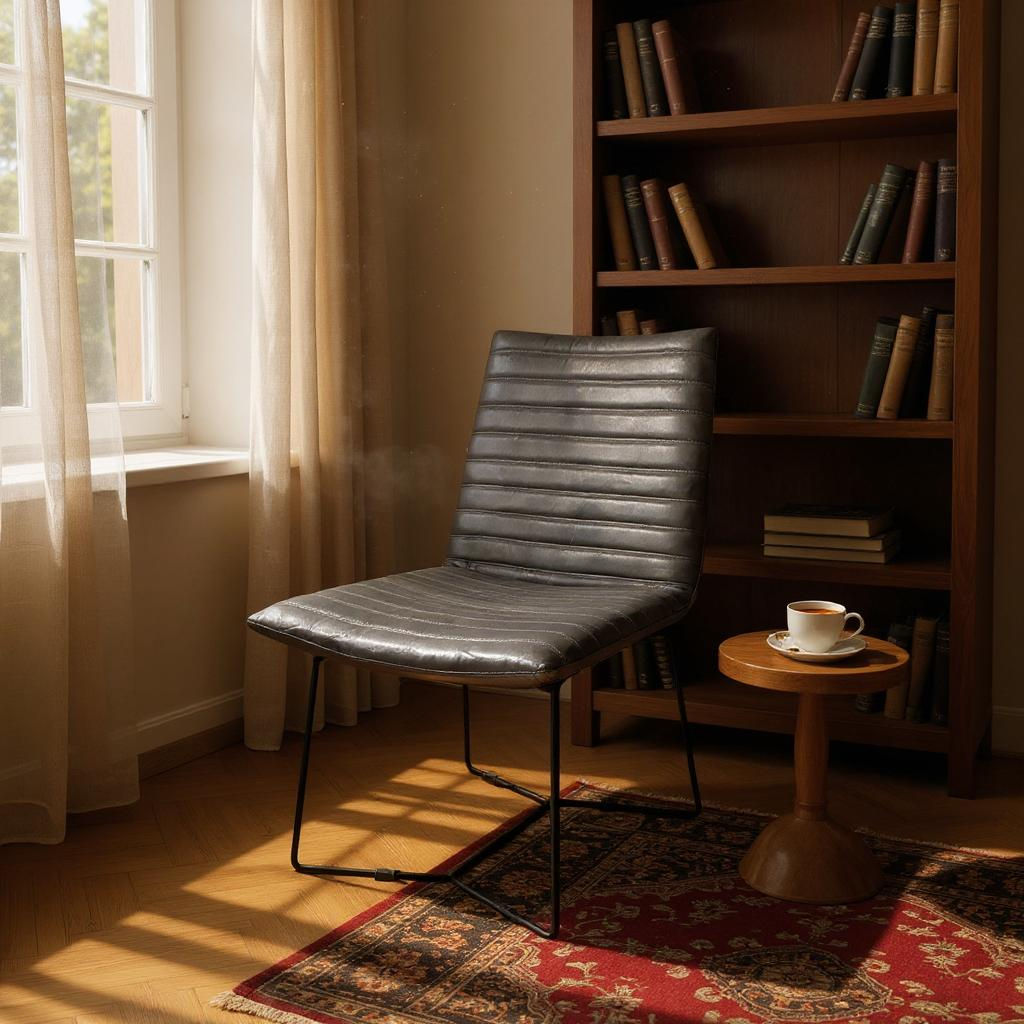86CM LEATHER CHAIR