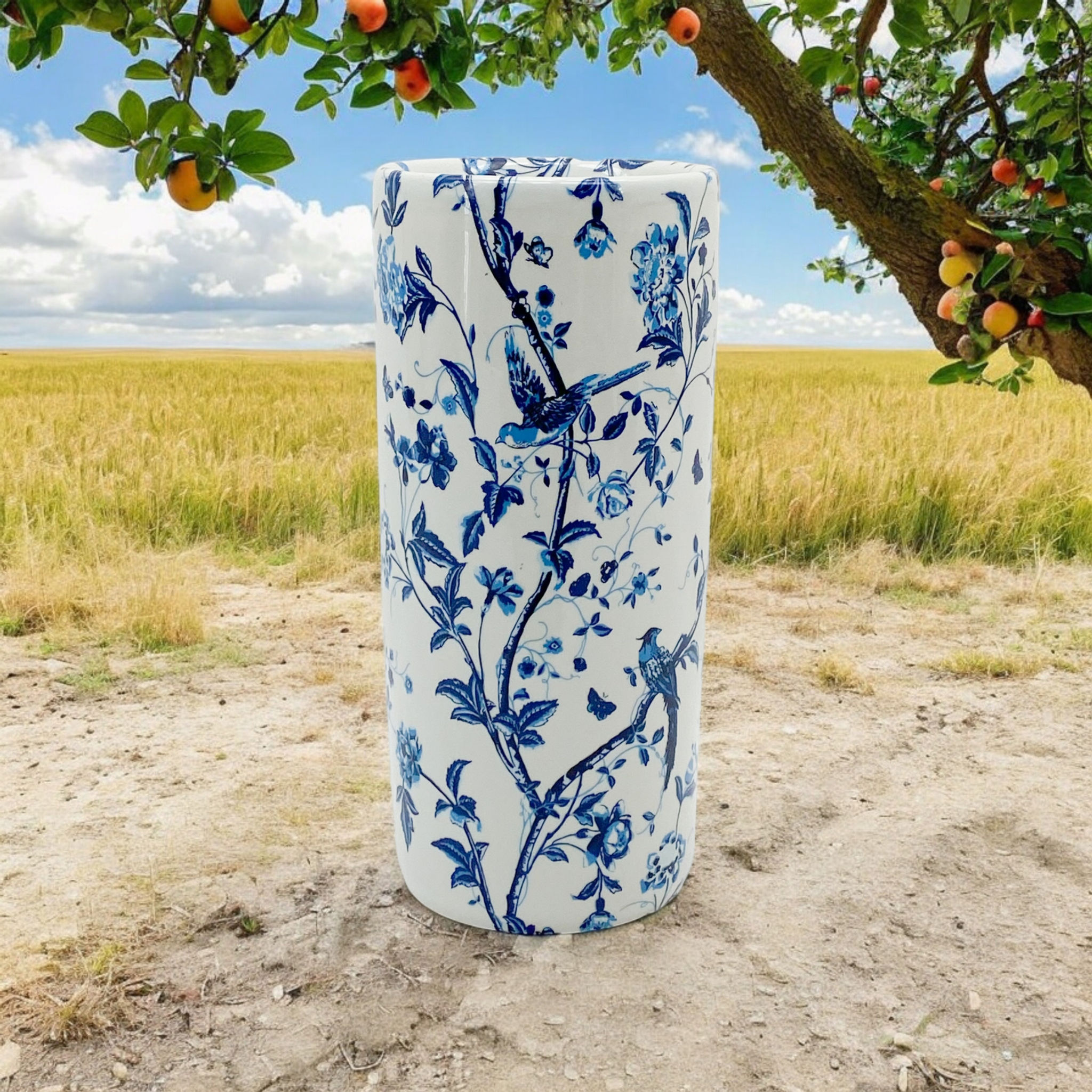 Durable Ceramic Round Umbrella stand