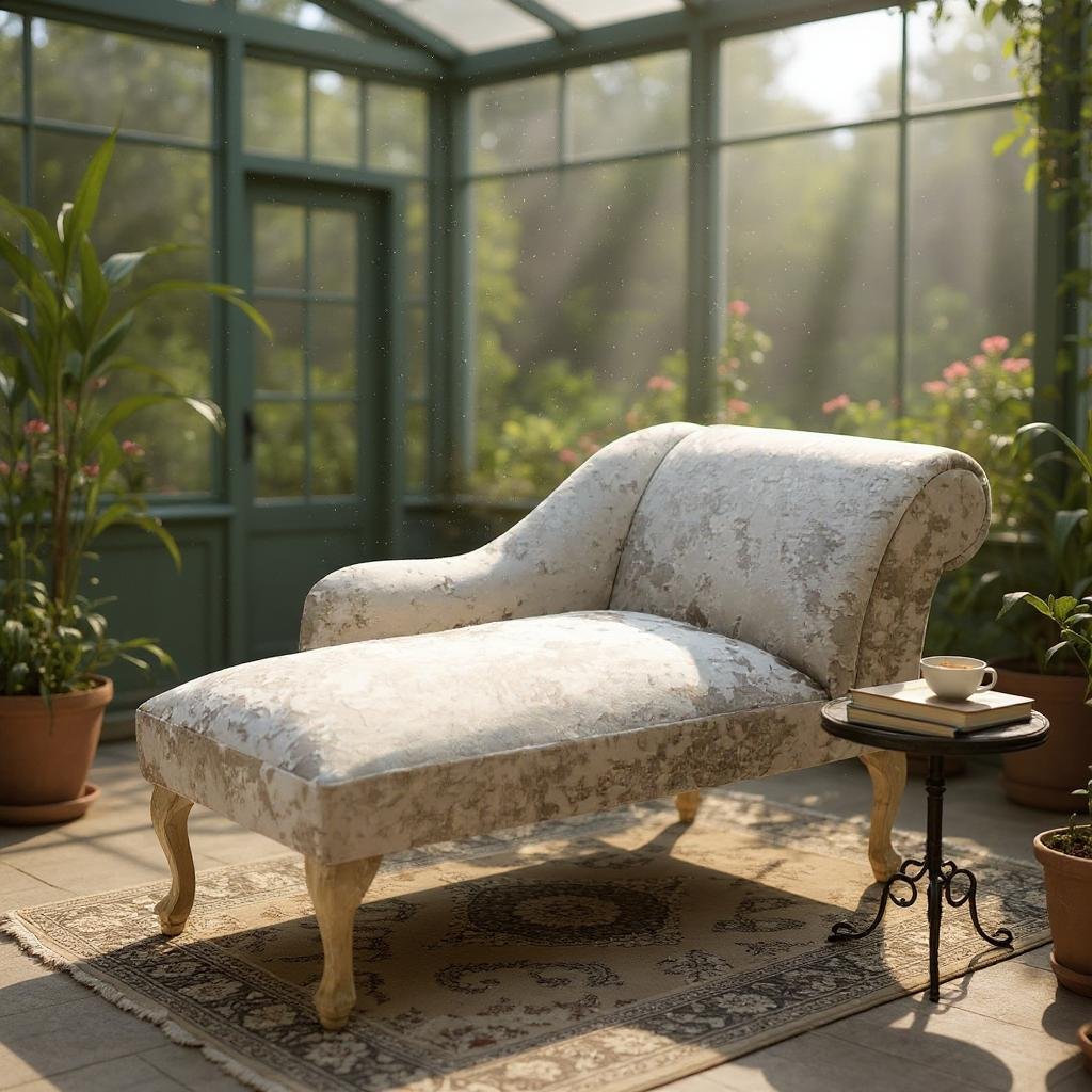 Styling a chaise longue with thoughtful colour and accessories