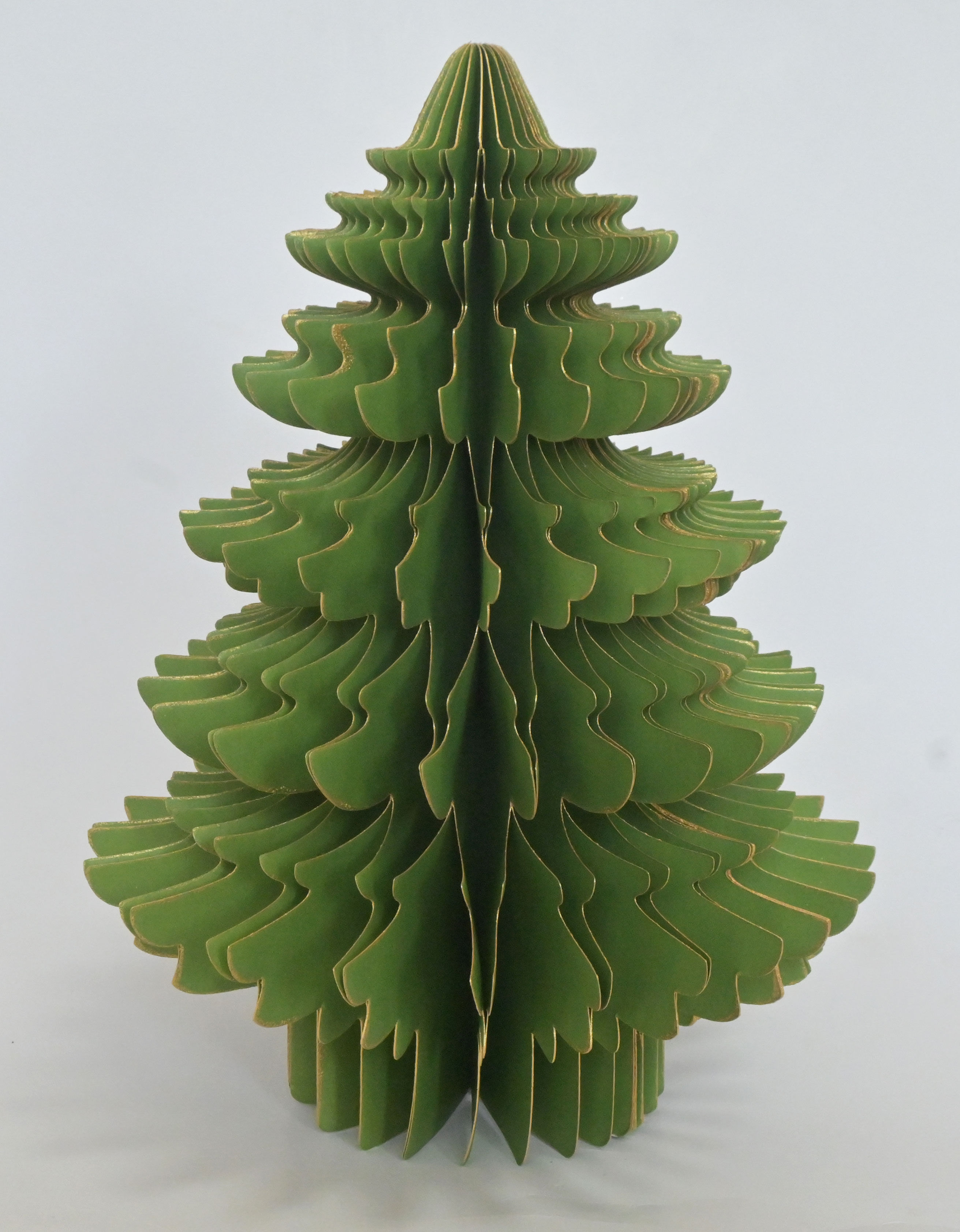 200CM GREEN PAPER CHRISTMAS TREE