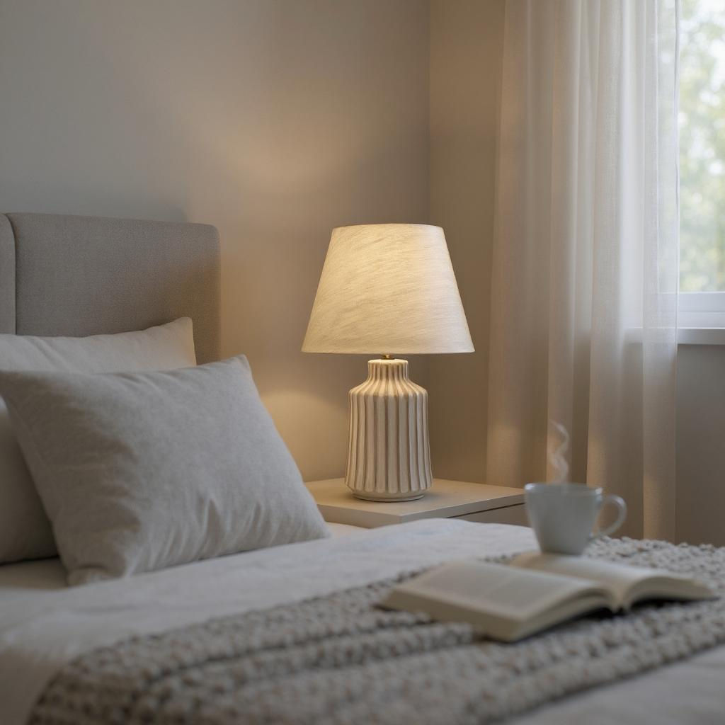 40CM LAMP AND SHADE