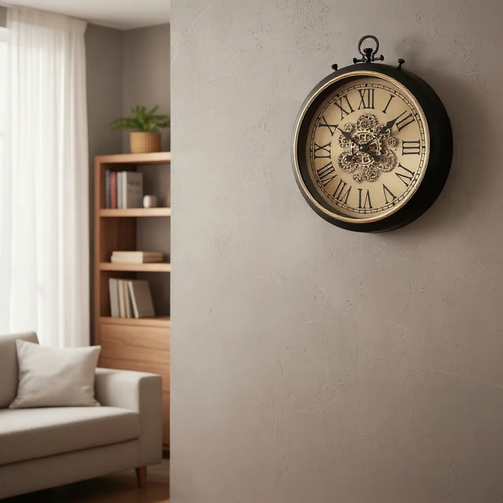 Premium Moving Gears Wall Clock
