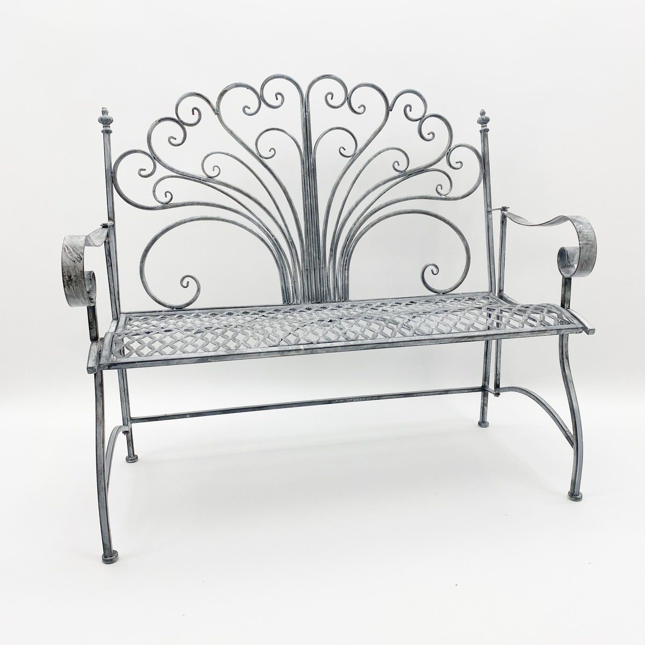 111CM STONE GREY BENCH