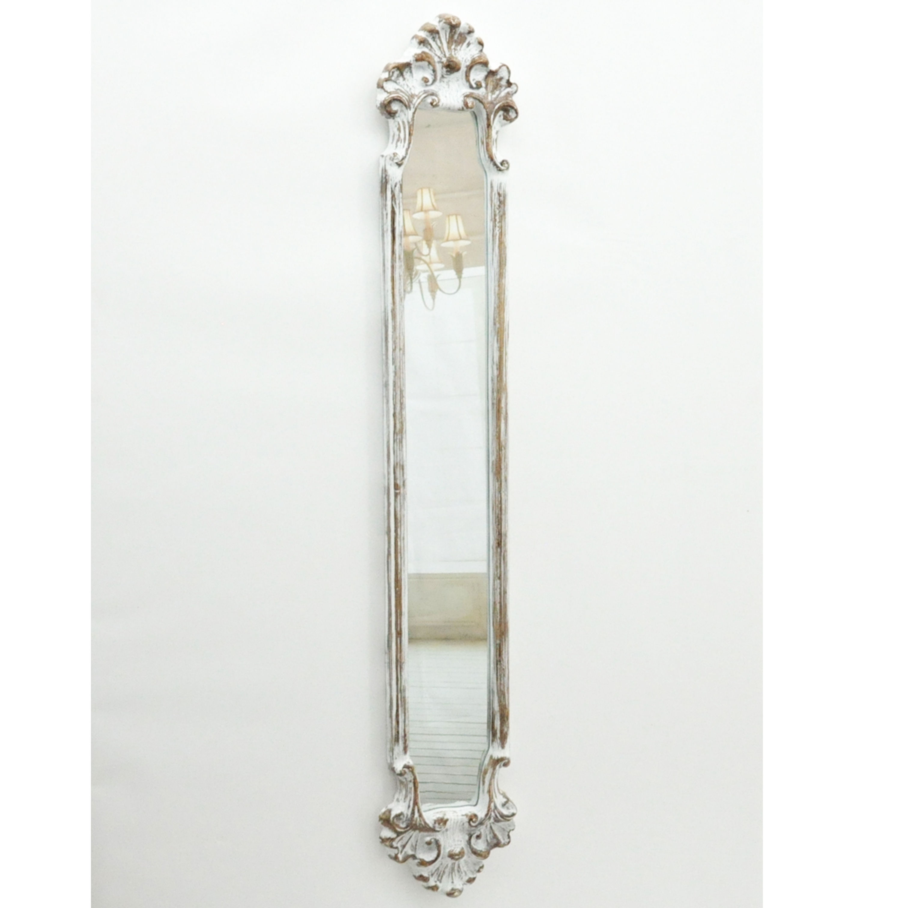 15 X 109CM ANTIQUE WASHED MIRROR