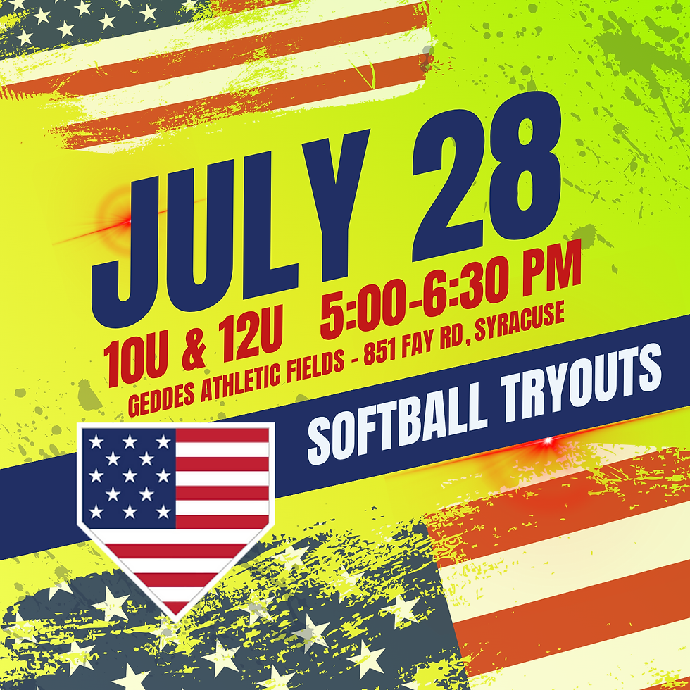 2026 10U & 12U Softball Tryouts - July 28