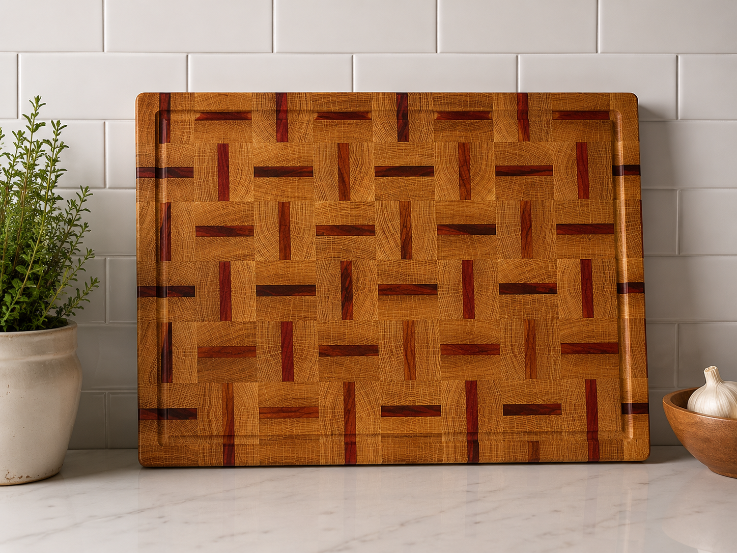Red Modern Mosiac