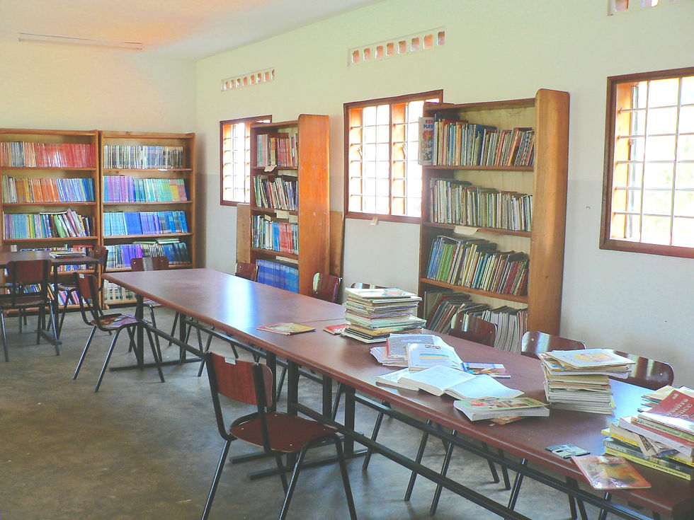 Books finally arrived at the village