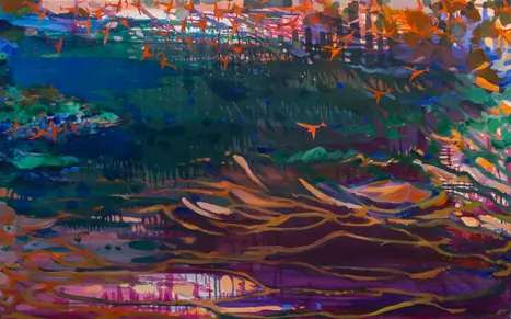 Low tide with Scarlet Ibises 2