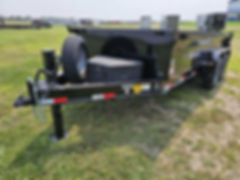 2025 Titan Bumper Hitch Dump Trailer
