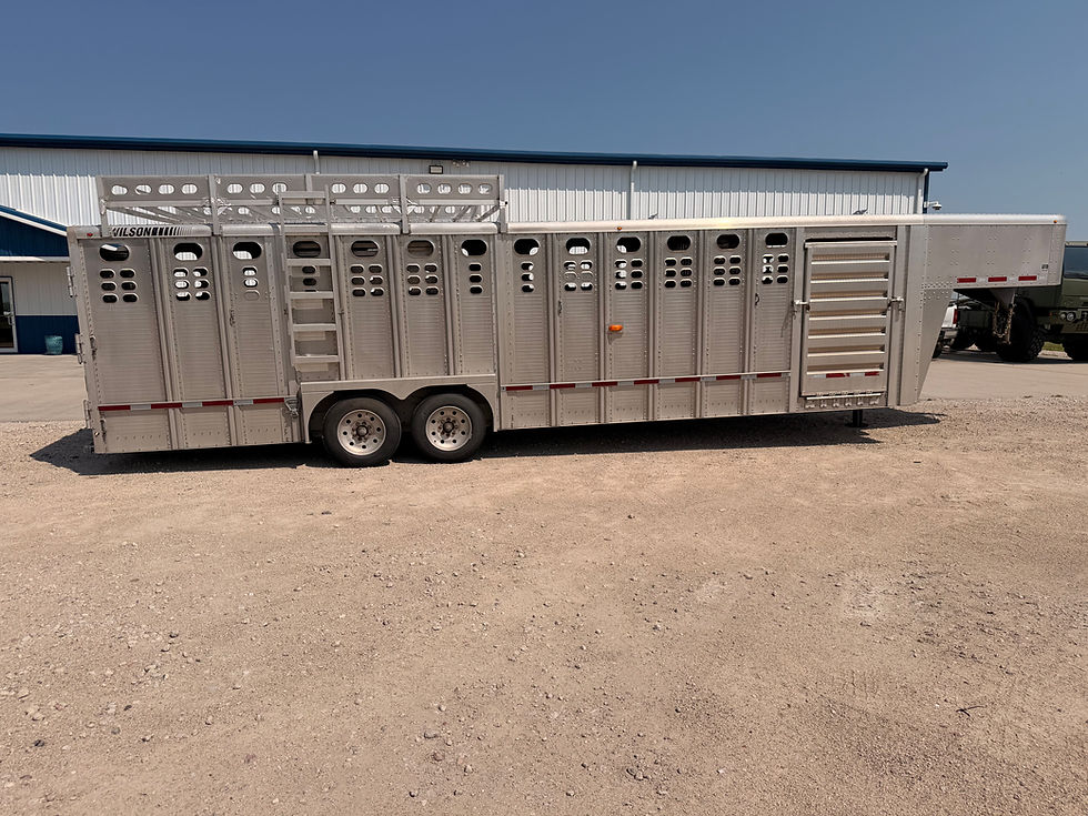 Thumbnail: 2015 28 Wilson Foreman Stock Trailer