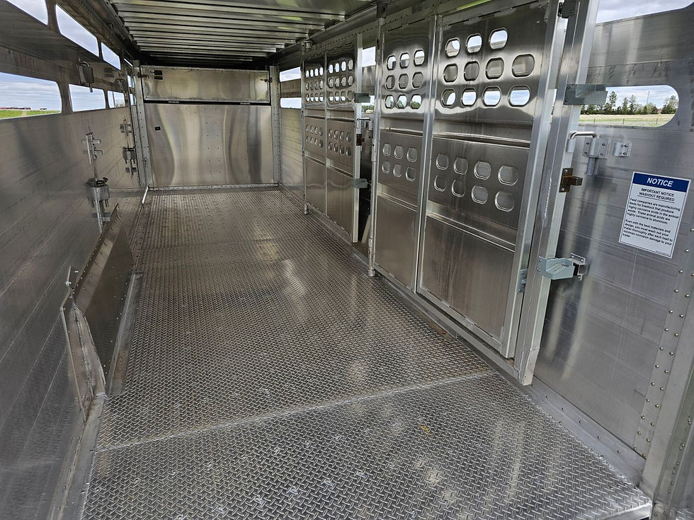 Thumbnail: 2026 Wilson 24' Slat Side Livestock Trailer