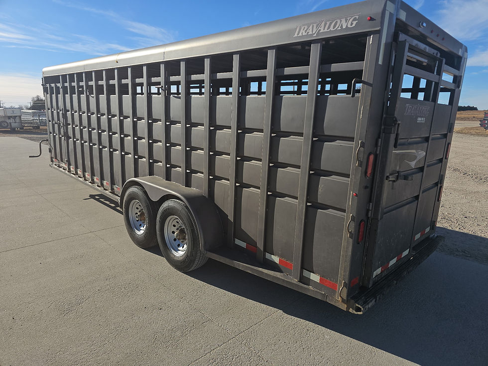 Thumbnail: 2012 Travalong 24' Stock Trailer