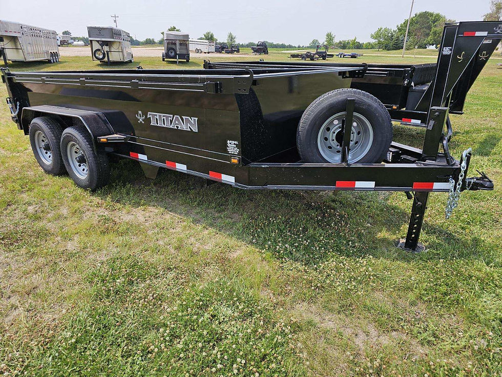 Thumbnail: 2026 Titan Bumper Hitch Dump Trailer