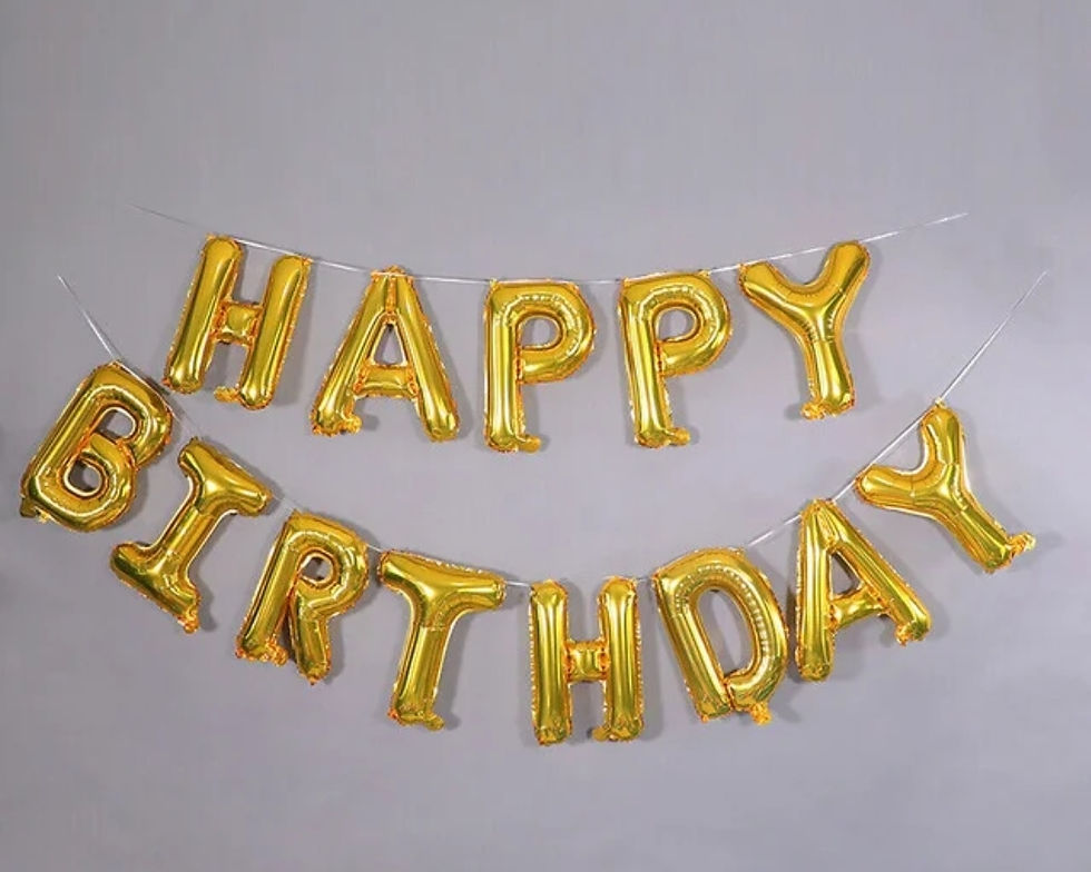 Thumbnail: Happy Birthday Balloon Banner