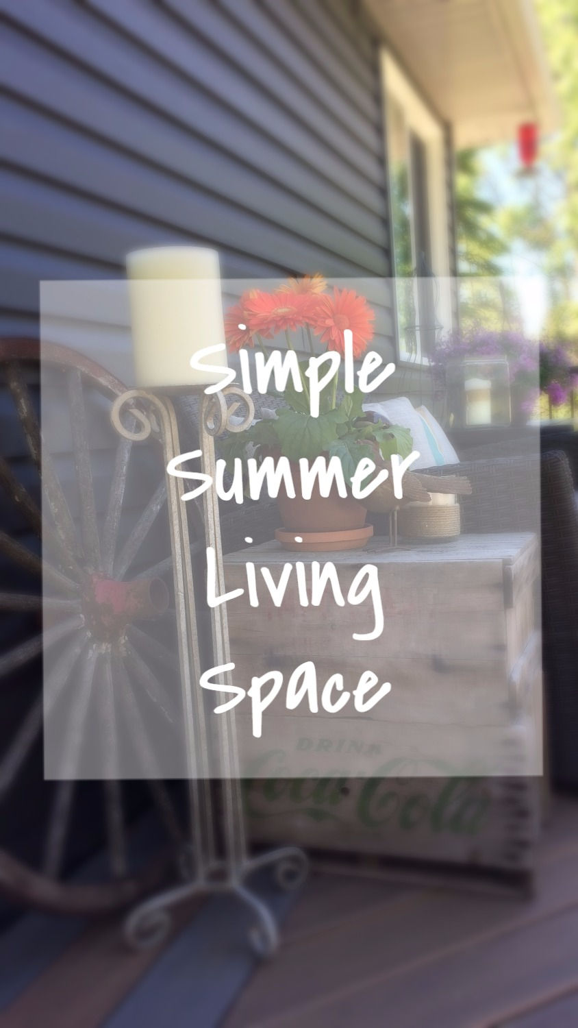 Simple Summer Living Space