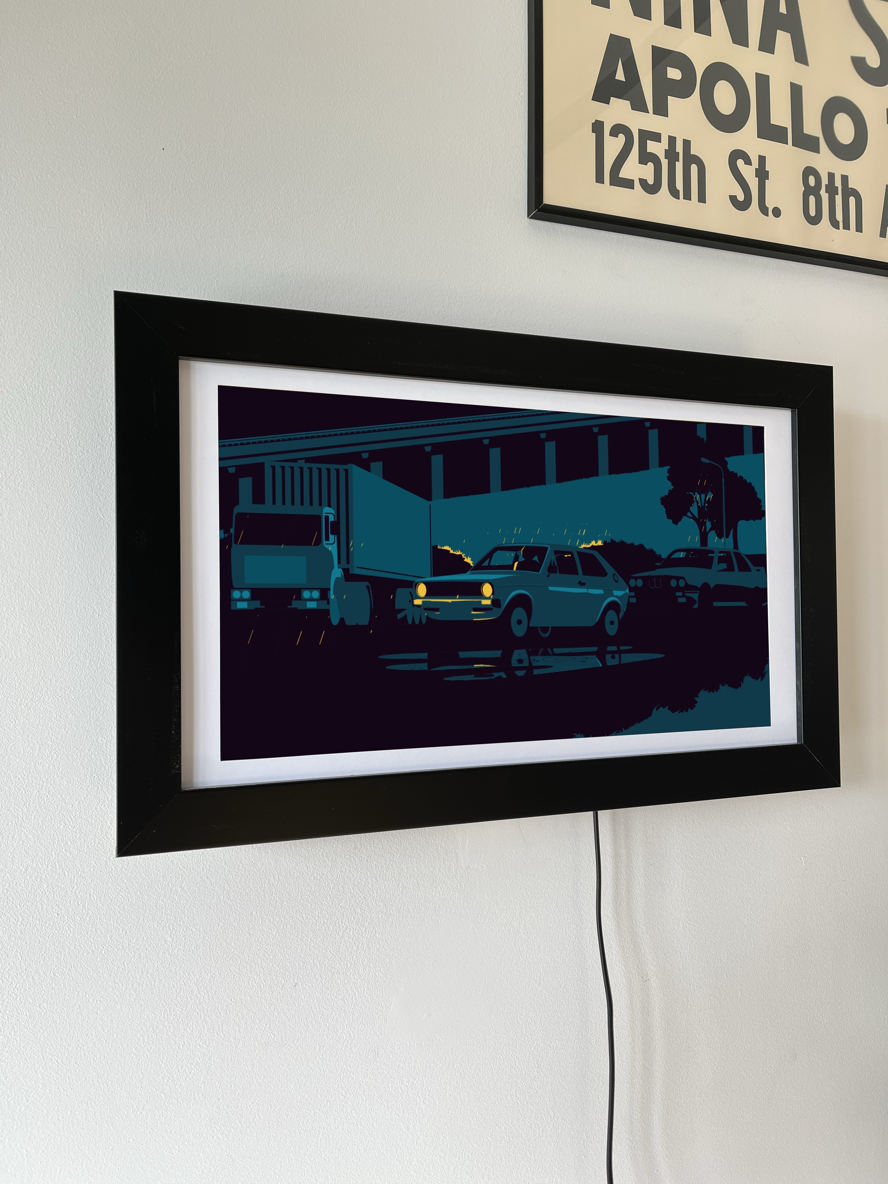Carpark (Framed Animated Illustration)