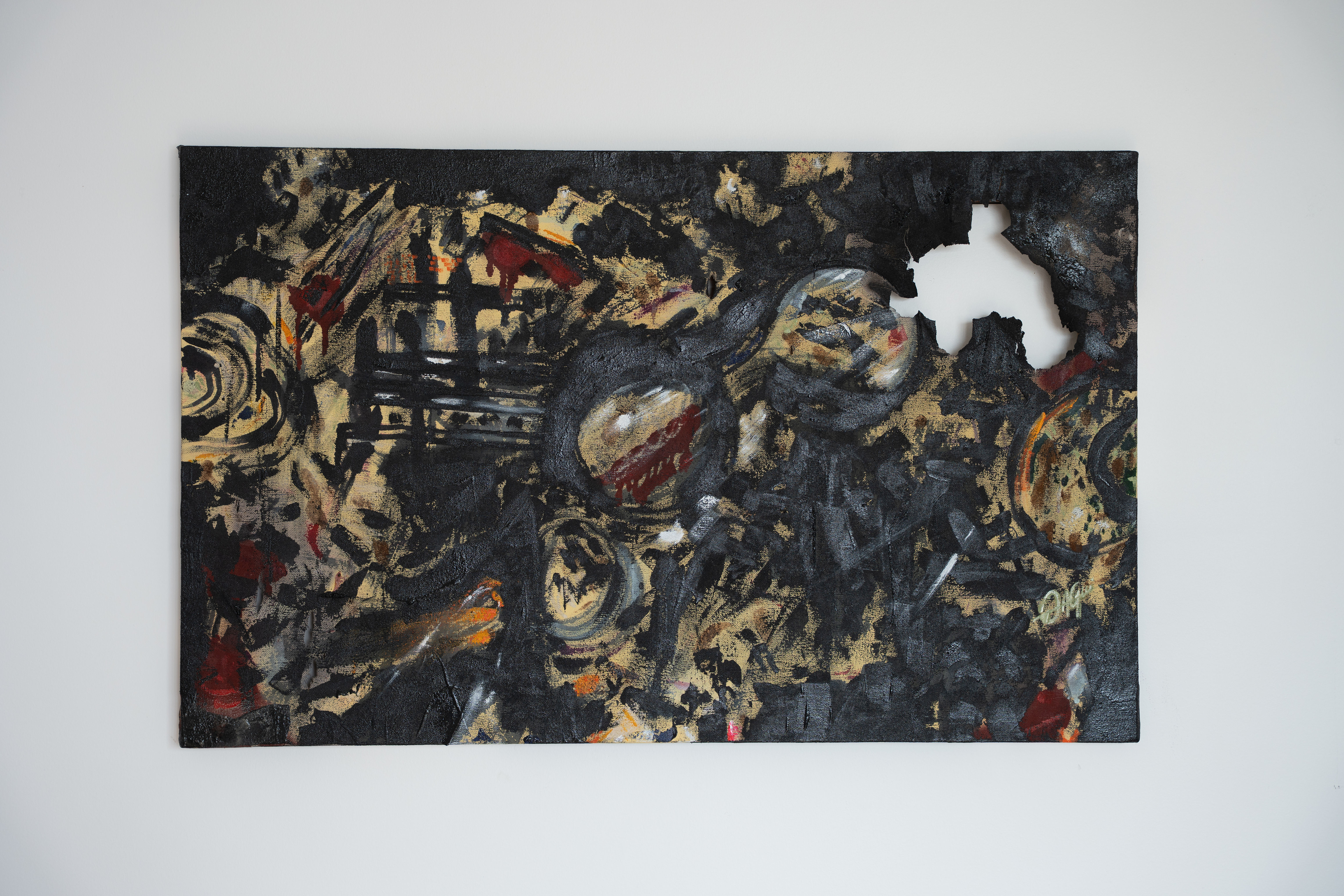 Partido en cenizas, 1841