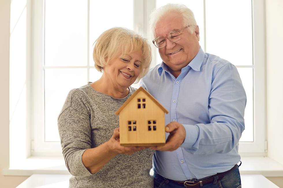 older couple in new house.png