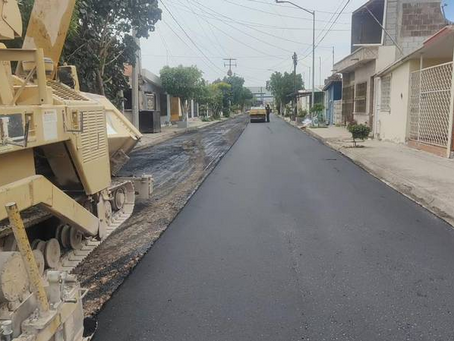 En proceso de rehabilitación calles de la colonia Valle Oriente