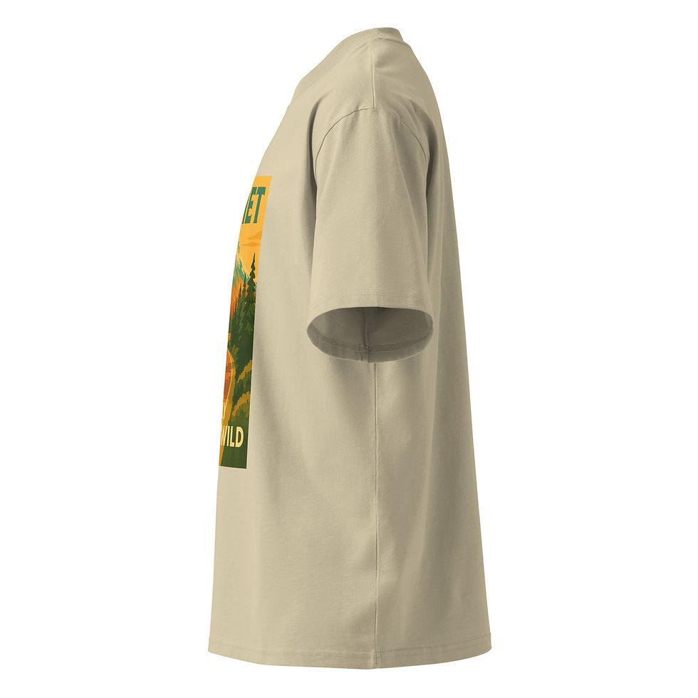 Thumbnail: Gateway to Unisex organic oversized high neck t-shirt