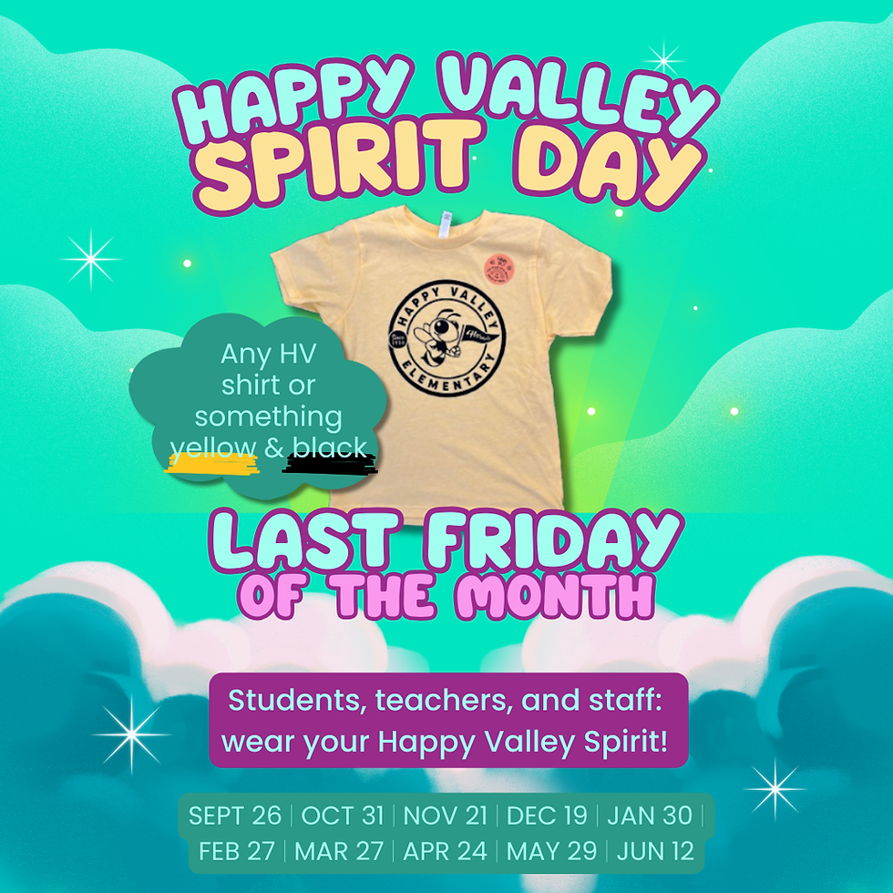 Spirit Day 25-26