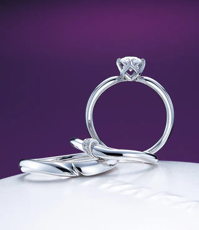 俄　NIWAKA 結婚指輪　ダイヤ 暁 AKATSUKI [婚約指輪] 俄(にわか) | Ringraph(リングラフ)