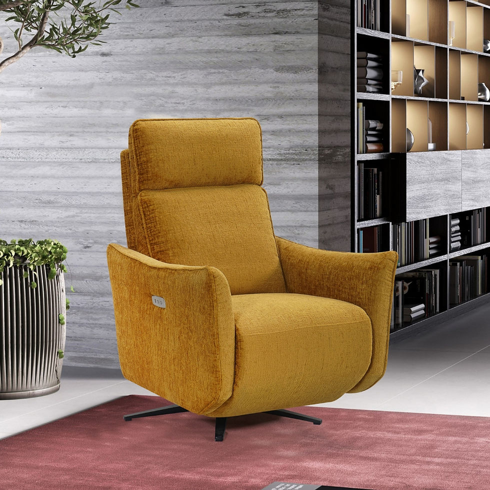 Thumbnail: GWEN 1 SEATER ELECTRIC RECLINING SOFA