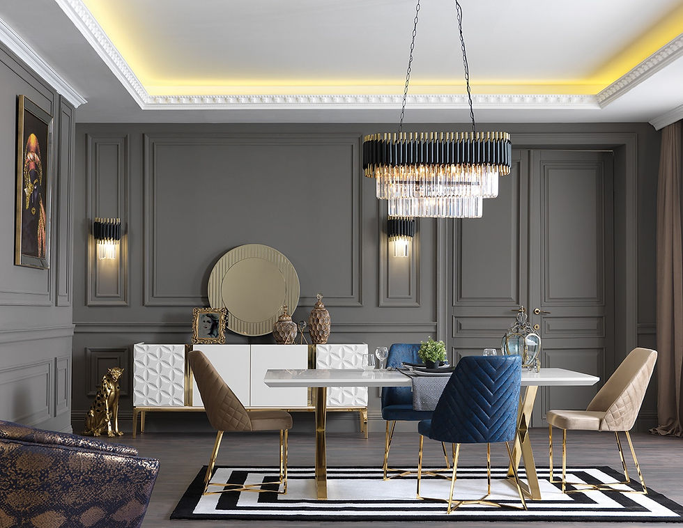 Thumbnail: RIXOS DINING TABLE + 6 CHAIRS