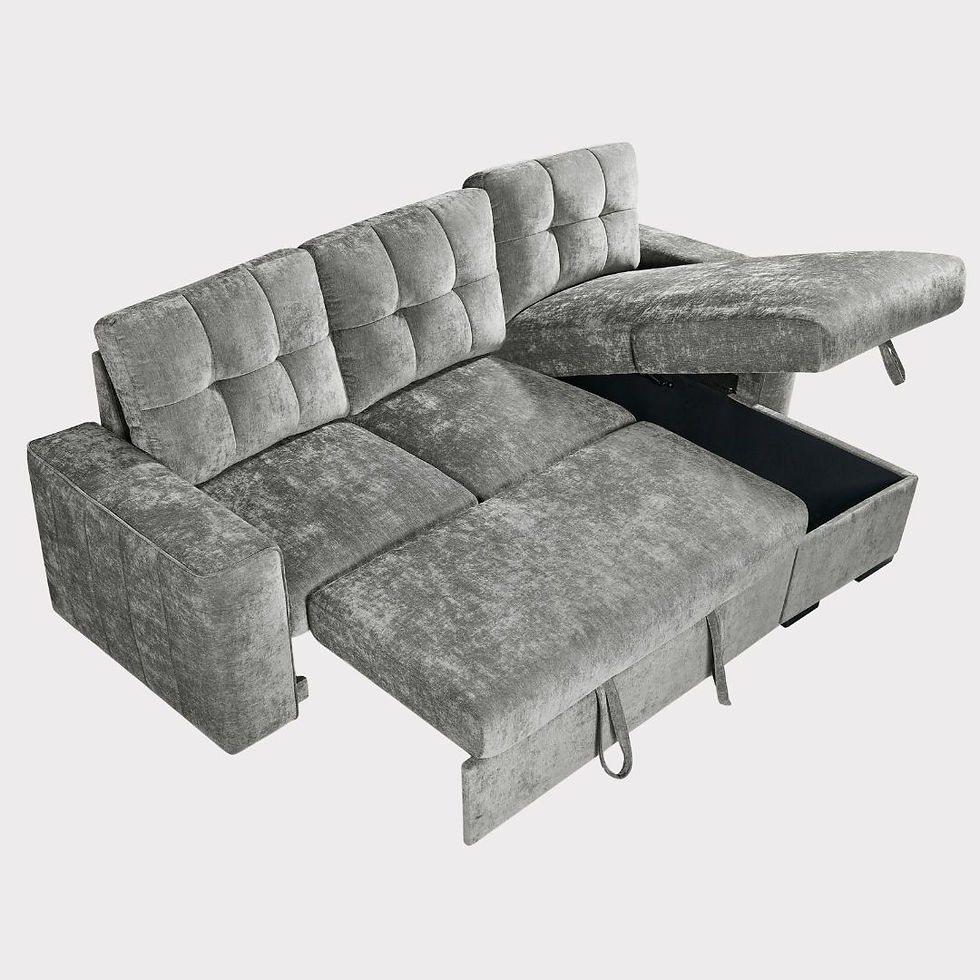 Thumbnail: ROMINA L-SHAPE SOFABED WITH STORAGE