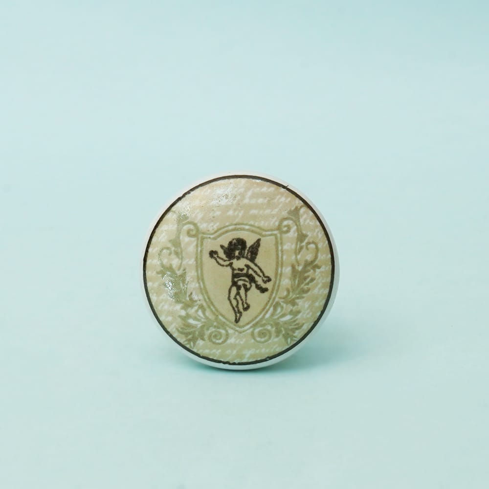 Fairy Round Ceramic Knob