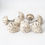 Thumbnail: Ivory Shell Distressed Round Ceramic Knob