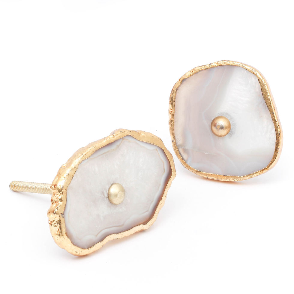 Grey Agate Knobs