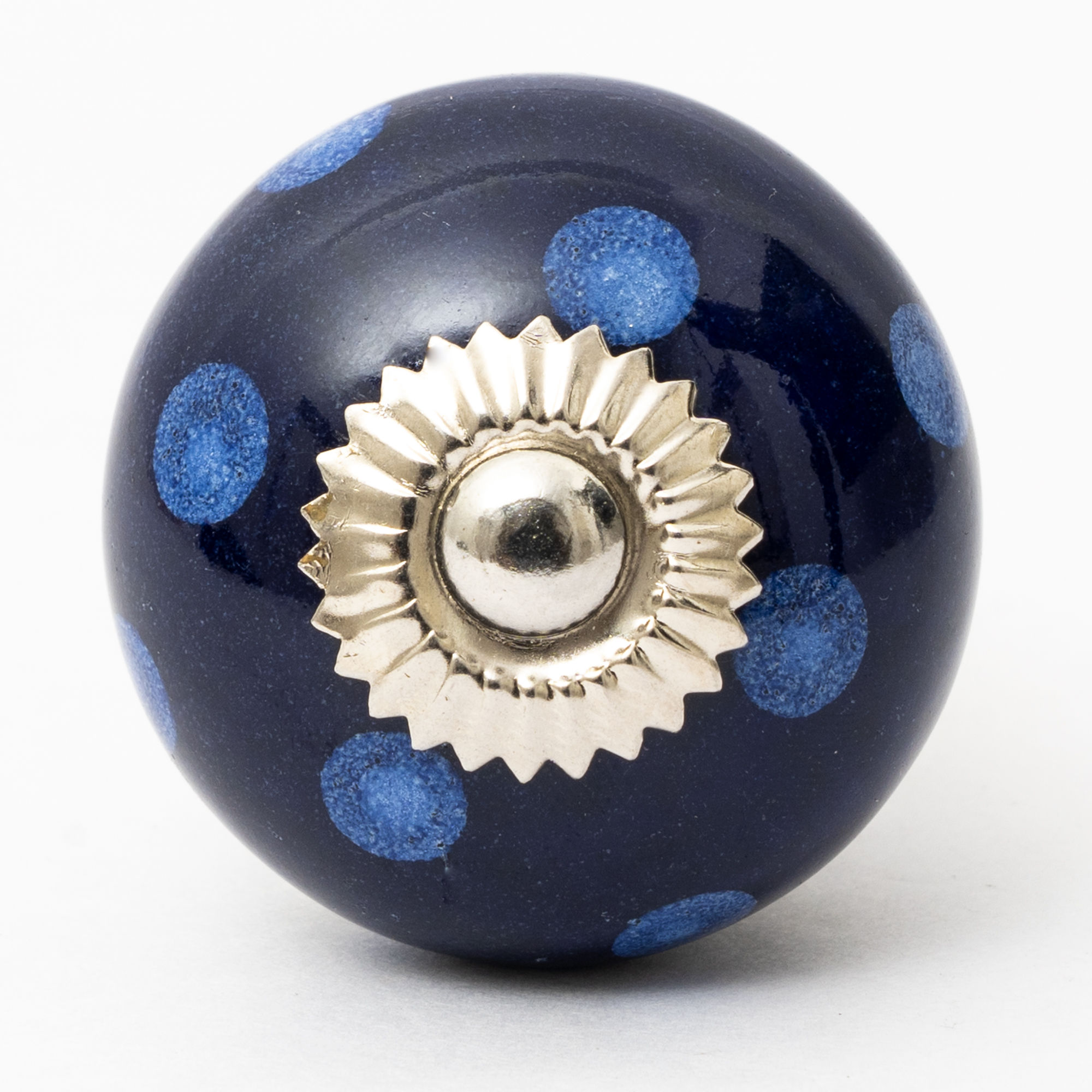 Black Round Ceramic Knob