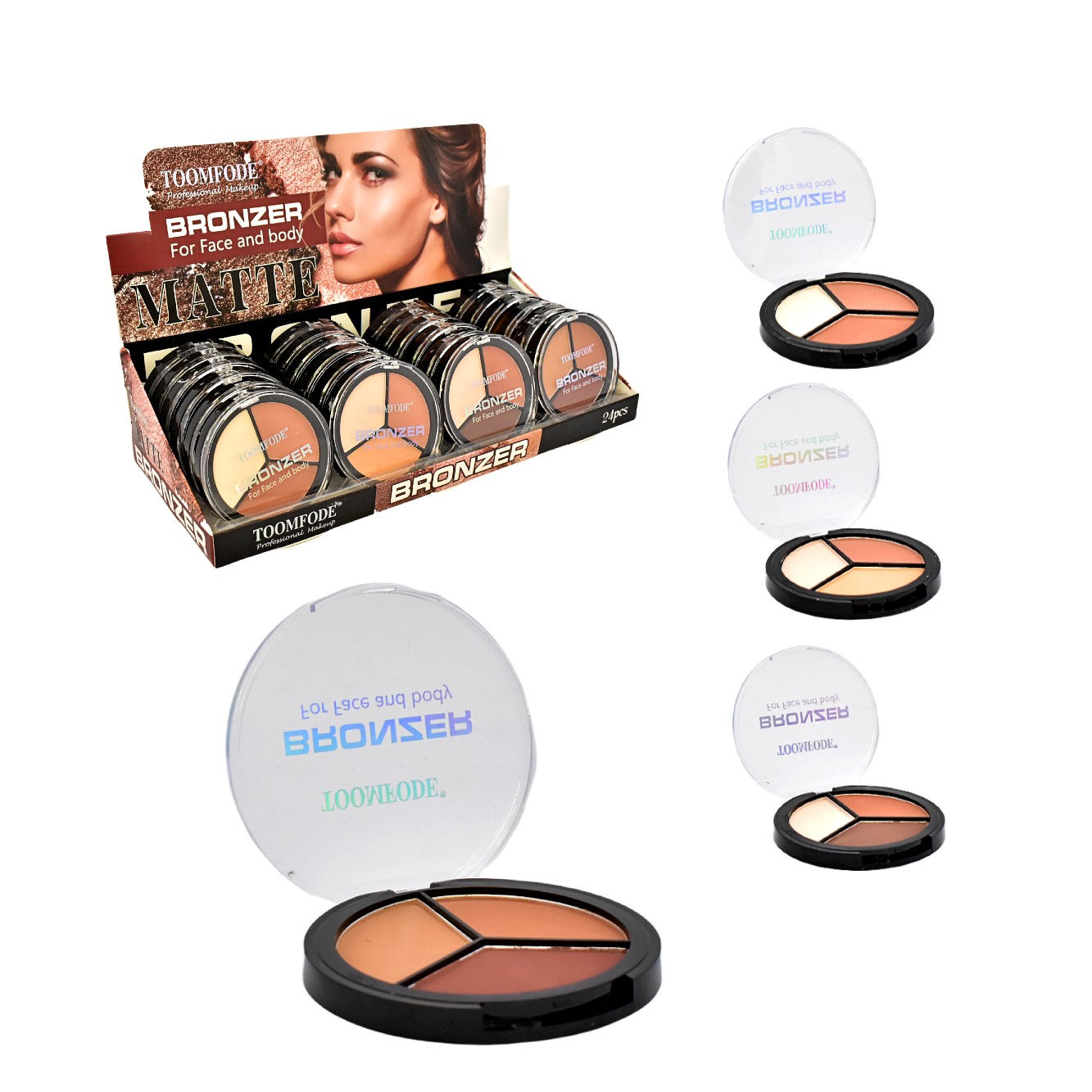 BRONCEADOR DE ROSTRO Y CUERPO TOOMFODE MATTE BRONZER