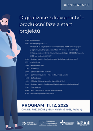 České zdravotnictví vstupuje do první fáze digitální éry – do diáře si poznamenáme, že začíná od 2. ledna 2026