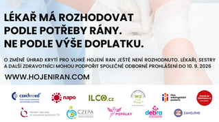 Zdravotníci varují: Navrhované doplatky mohou omezit dostupnost moderní léčby ran