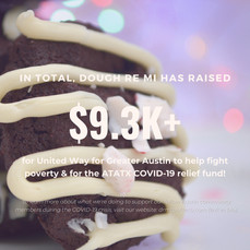 So excited and honored to say we've donated $9.3K+ to ATATX and United Way since May 2020. We love y'all and appreciate the support :)
