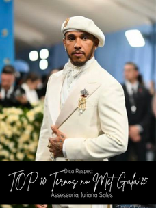TOP 10 Ternos no Met Gala'25 {Trend para Noivos}