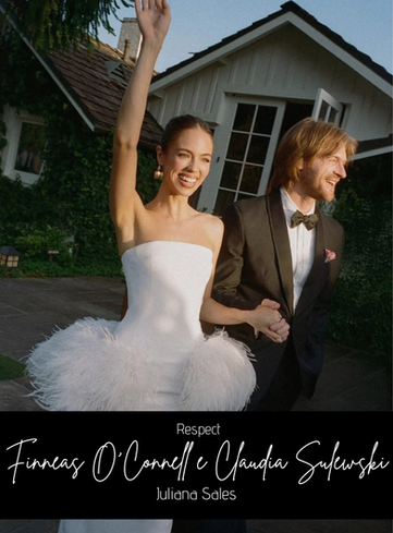 Casamento de Finneas O'Connell e Claudia Sulewski